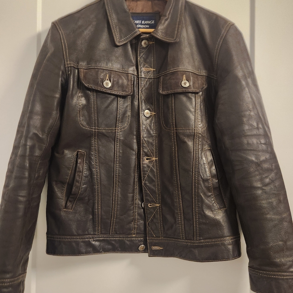 Men's Brown Leather Jacket